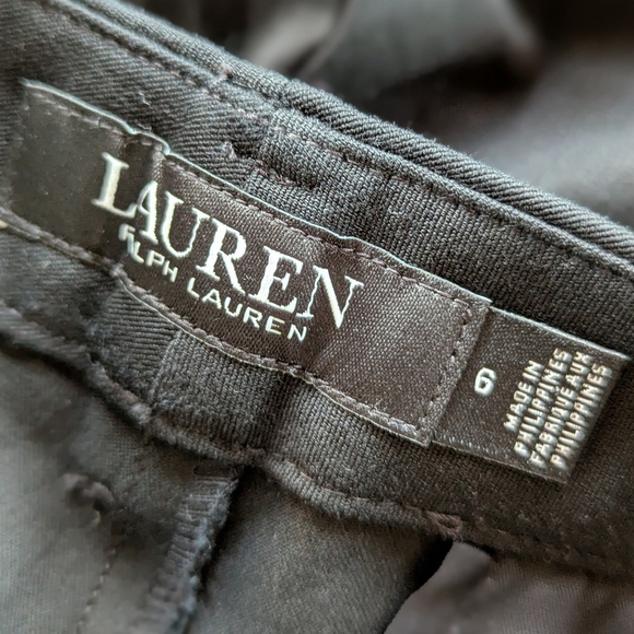 Ralph Lauren Black Tailored Bermuda Shorts Size 6 NWT - Picture 7 of 13